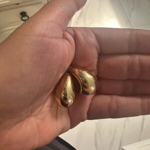 Gold Teardrop Earrings